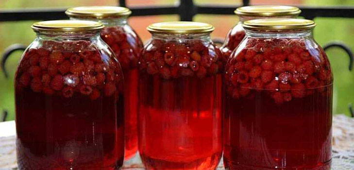 Délicieuse compote de framboises pour l'hiver