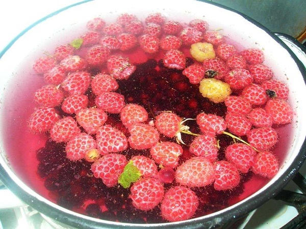 Délicieuse compote de framboises pour l'hiver