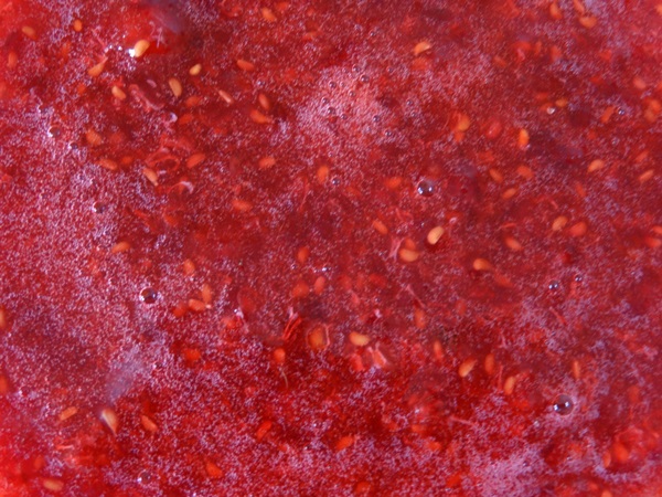 Délicieuse compote de framboises pour l'hiver