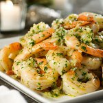 Crevettes à la sauce à l'ail