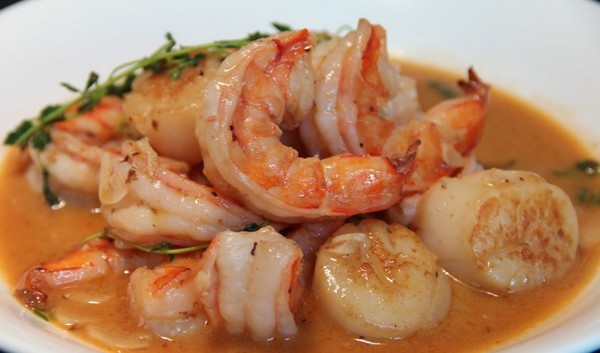 Crevettes à la sauce à l'ail
