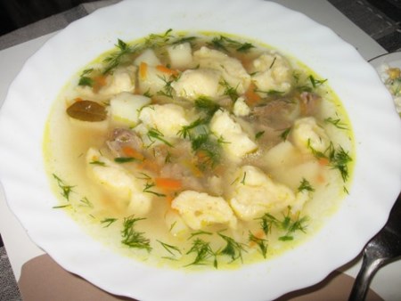 soupe avec des boulettes recette vidéo