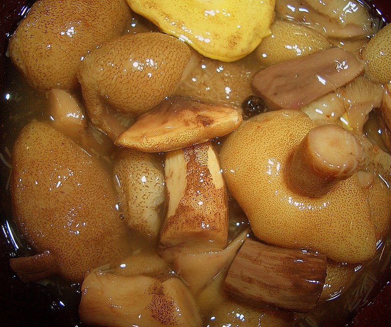 Huile marinée marinée: recette étape par étape
