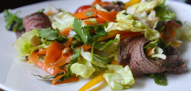Viande en thaï