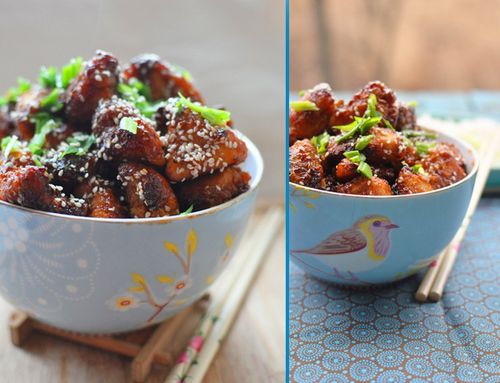 Viande à la sauce aigre-douce, recette de poulet simple et délicieuse au sésame