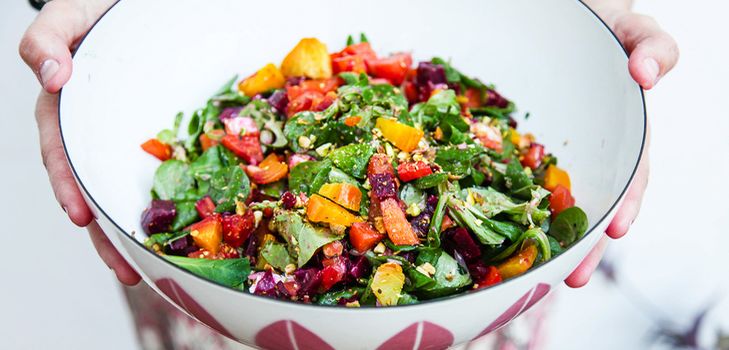 Salades inhabituelles pour la nouvelle année