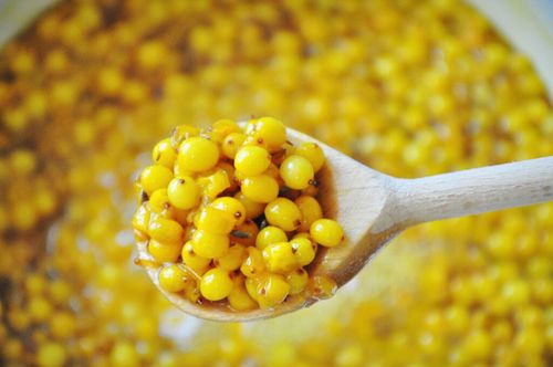 Confiture pasteurisée de l'argousier