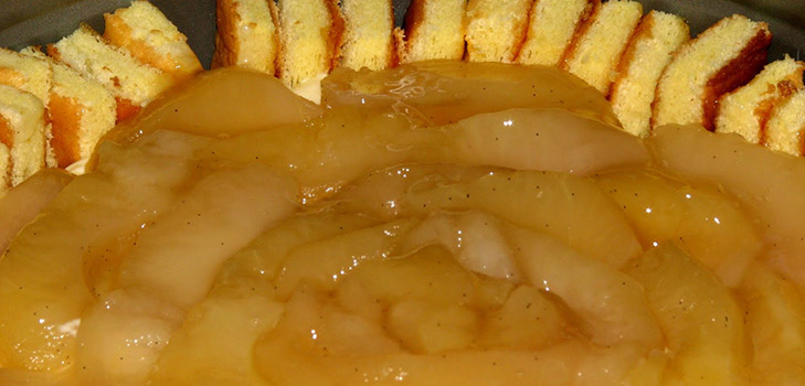 Charlotte très savoureuse aux pommes