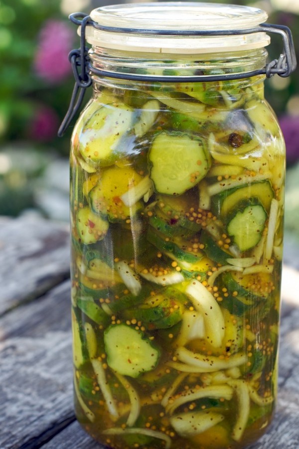 Concombres à la moutarde pour l'hiver en canettes, recettes avec photo
