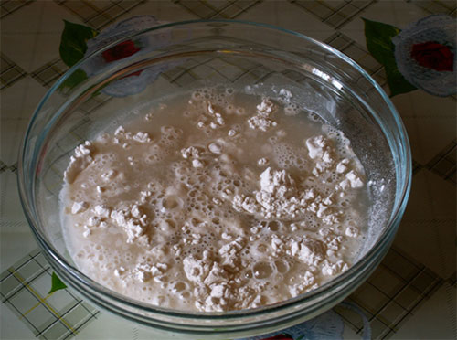 Ajouter de l'eau et du sucre Ajouter de l'eau et du sucre