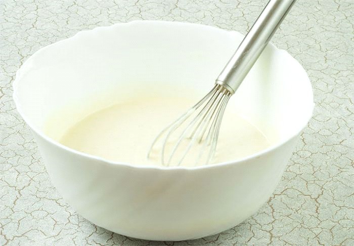 mélange avec du sel