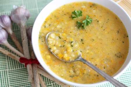 Soupe de Carême sur la garde de la santé et de la silhouette