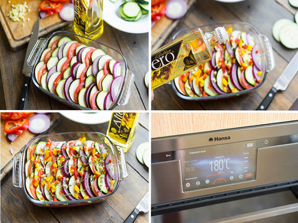 Une recette simple: ratatouille à la sauce piquante