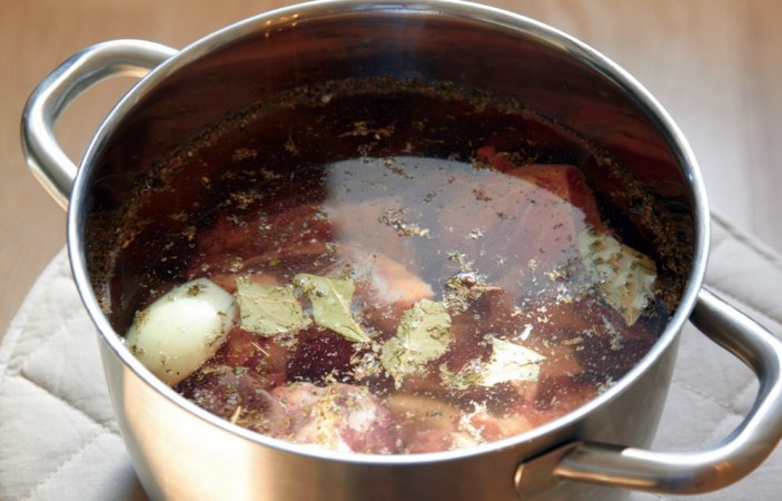 faire cuire le bouillon