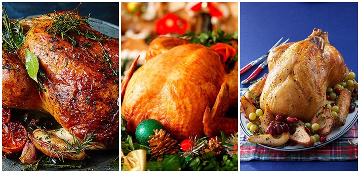 La recette de la dinde pour la nouvelle année 2017 et Noël - au four, multivark, dans une poêle à frire, avec sauce à la crème sure et légumes