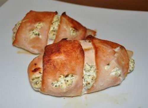 Filet de poulet au lard 