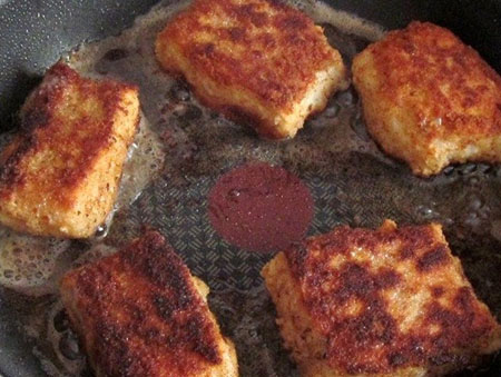 Poisson au lait battu