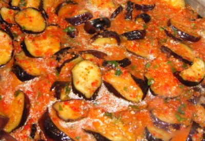 Salade d'aubergine pour l'hiver