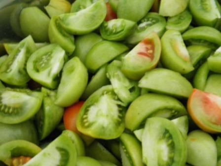 Trancher les tomates