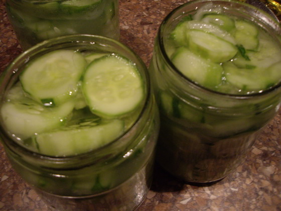 Salade de concombre pour l'hiver