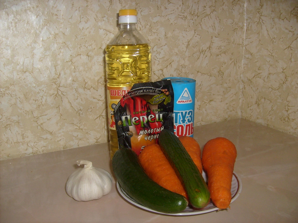 Salade de concombre pour l'hiver