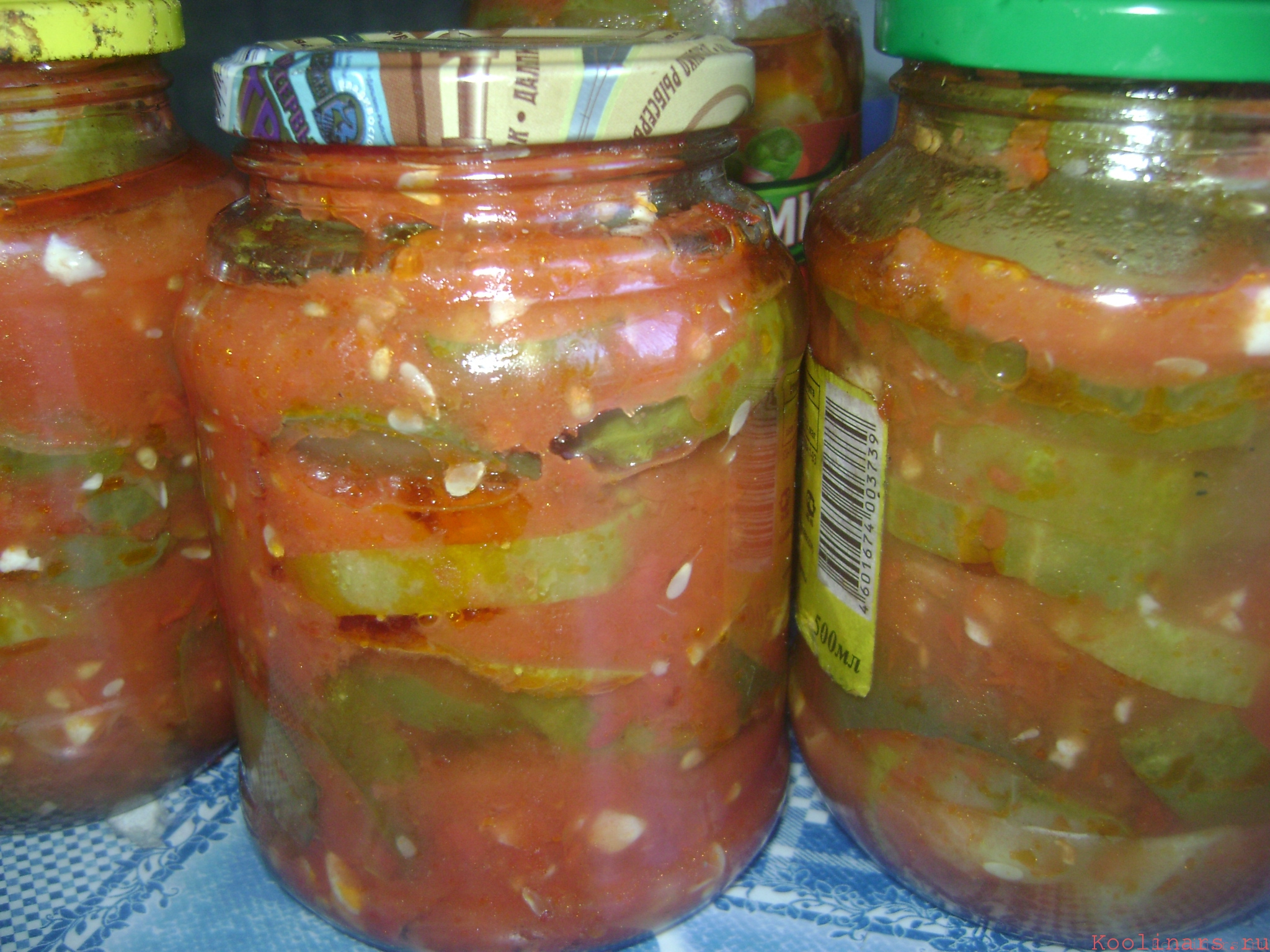 Salade de concombre pour l'hiver