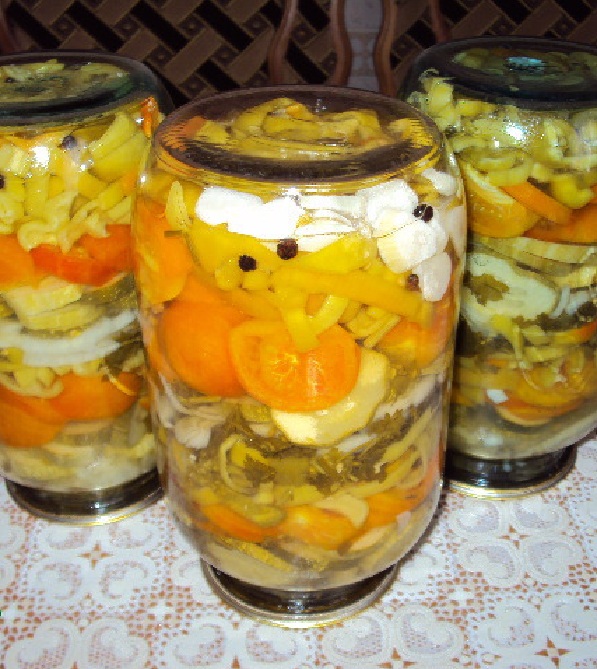 Salade de concombre pour l'hiver