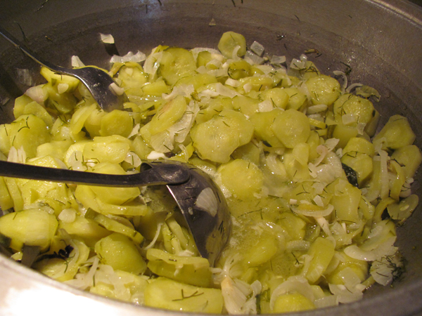 Salade de concombre pour l'hiver