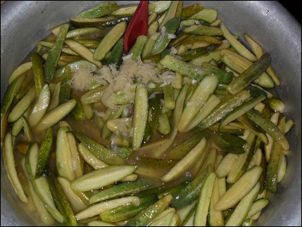 Salade de concombre pour l'hiver