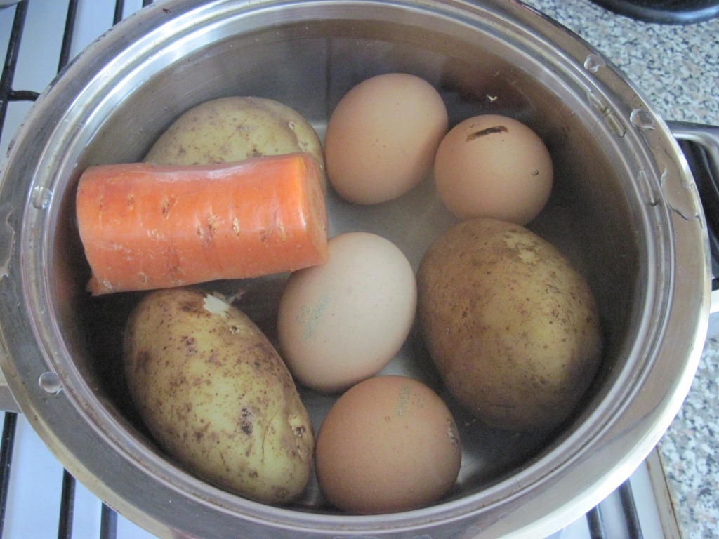 produits bouillis pour Olivier produits dans une casserole