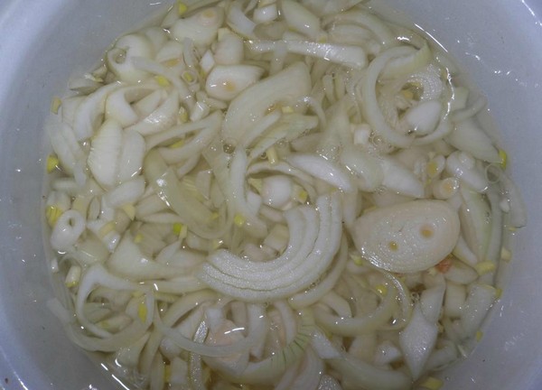 Salade d'estomacs de poulet
