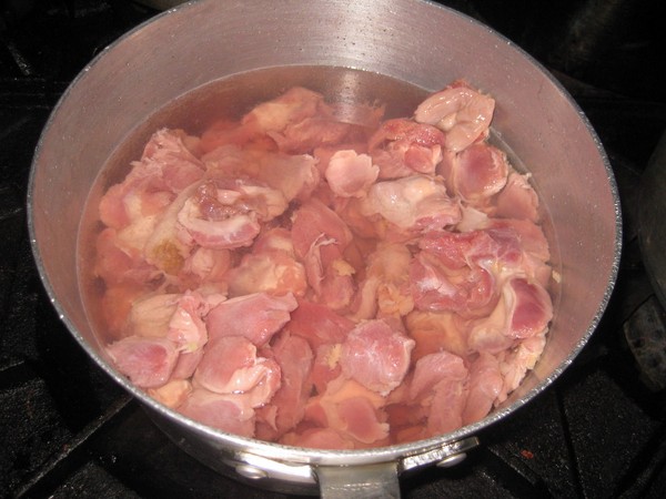 Salade d'estomacs de poulet