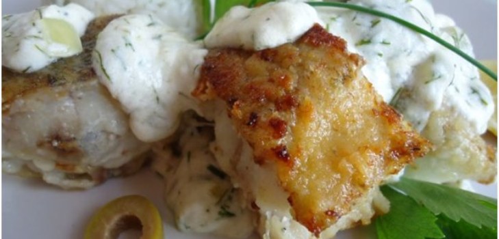 Alaska Pollack avec sauce