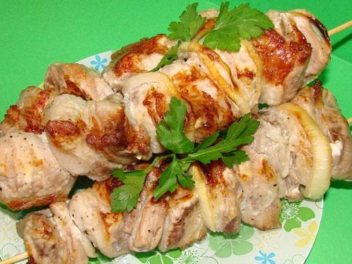 porc shish kebab