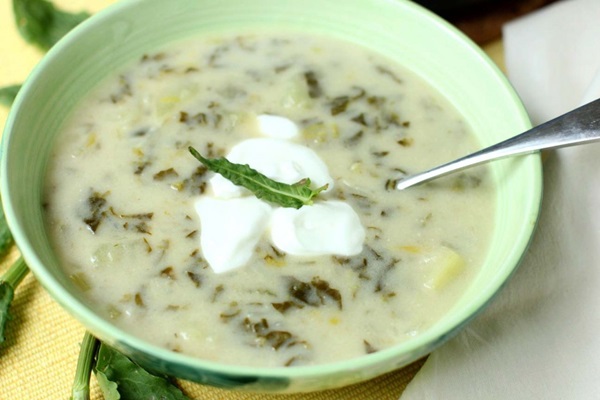 Soupe verte d'oseille