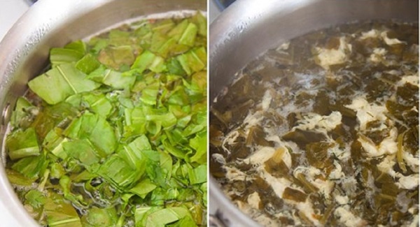 Soupe verte d'oseille