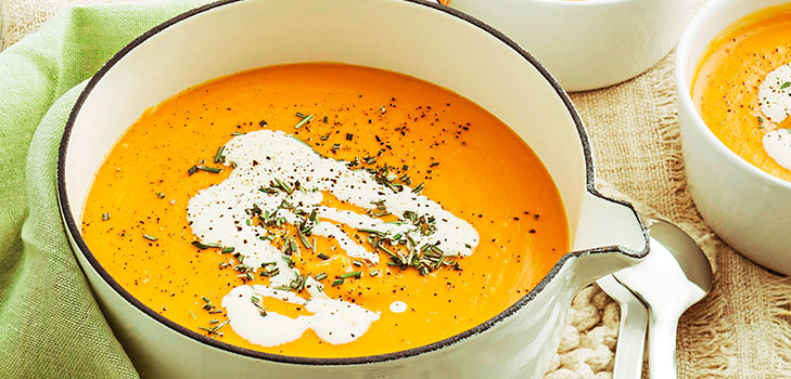 Délicieuse soupe à la citrouille