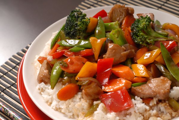 porc aux légumes