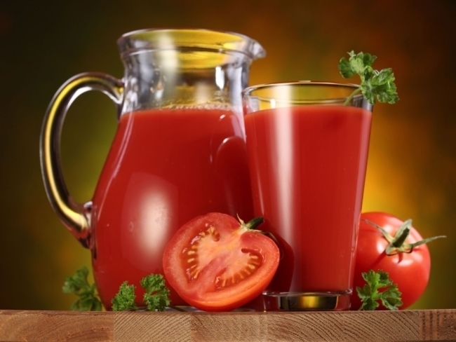 Jus de tomate pour l'hiver