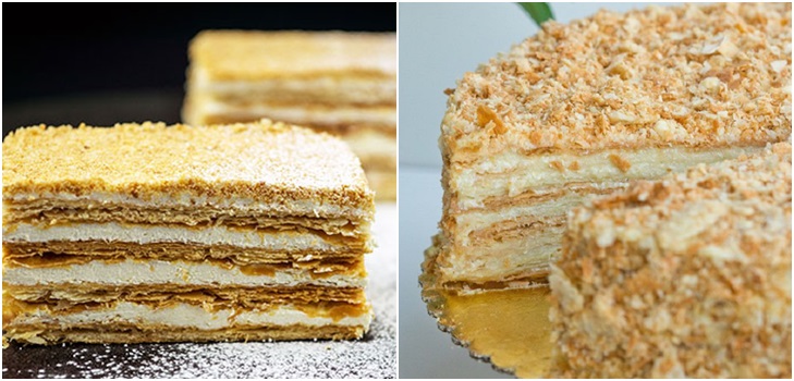 Gâteau "Napoléon", recettes avec une photo à la maison: classique (soviétique), à ​​la crème, au lait condensé, à partir de pâte feuilletée