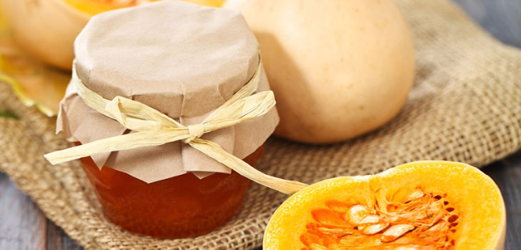 Confiture d'une citrouille rapidement et délicieux - une recette pour cuisiner avec l'orange, le citron, les abricots secs, le gingembre