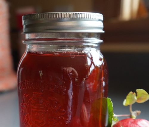 Confiture de pommes et d'aronia