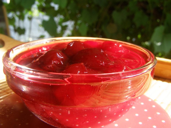 Cerises pour l'hiver - recettes - confiture avec graines et dénoyautées, cinq minutes, confiture, gelée sans gélatine, compote de cerise