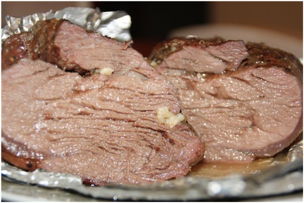 boeuf sur une feuille