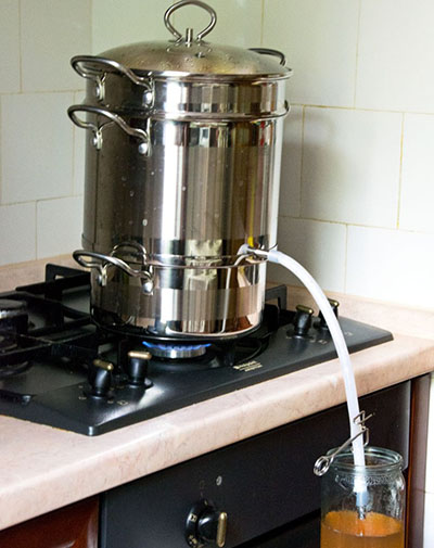 Comment préparer le jus de pomme pour l'hiver