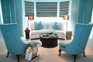 Turquoise à l'intérieur