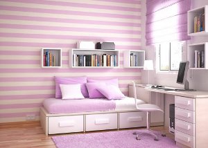 Violet à l'intérieur