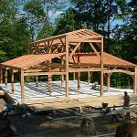 Fondations pour maison en bois