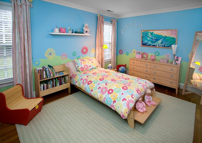 Intérieur d'une pièce pour une fille
