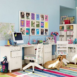 Intérieur de la chambre d'un adolescent